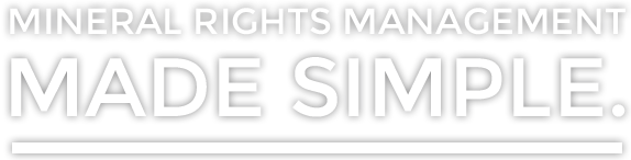 Mineral Rights Management Made Simple.